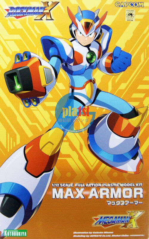 Brand New Kotobukiya 1/12 Rockman MegaMan X3 Max Armor Plastic Model Kit