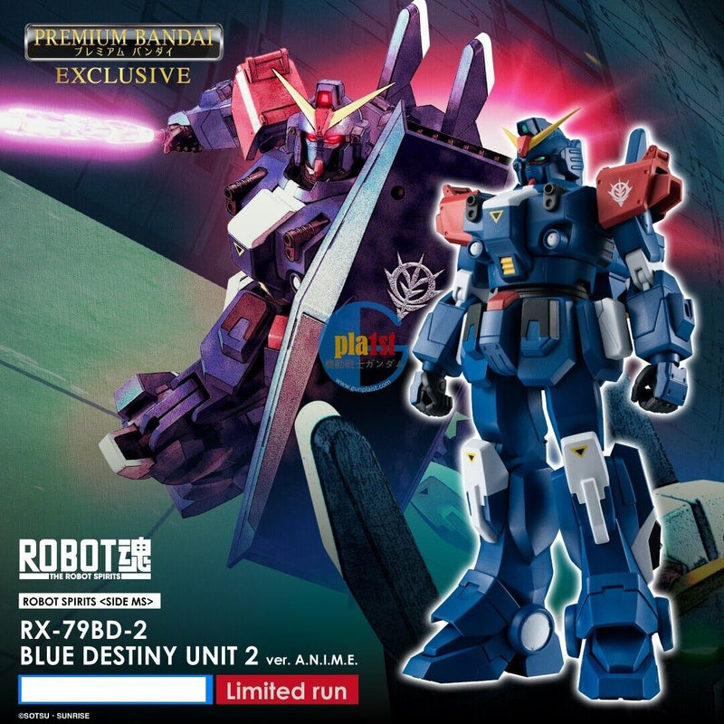 Brand New P-BANDAI ROBOT SPIRITS RX-79BD-2 BLUE DESTINY UNIT 2 ver. A.N.I.M.E.