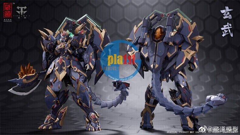 Brand New CangDao Model 1/72 CD-04 Black Tortoise Xuanwu Xuan Wu Action Figure