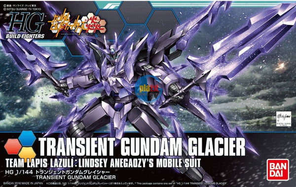 Brand New Unopen BANDAI HG 1/144 HGBF Transient Gundam Glacier