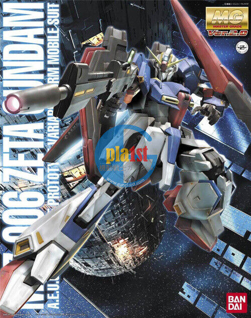 Brand New Unopen BANDAI MG 1/100 MSZ-006 Zeta Gundam Ver.2.0