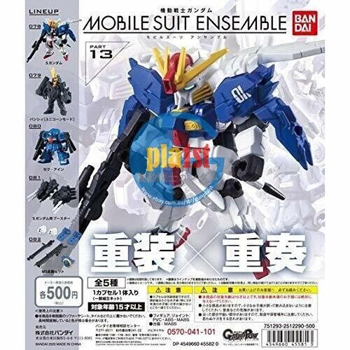 Brand New Bandai Mobile Suit Ensemble MSE 13 gashapon (Set of 5)