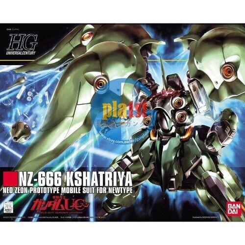 Brand New BANDAI HG 1/144 HGUC 099 NZ-666 Kshatriya Gundam Plastic Model Kit