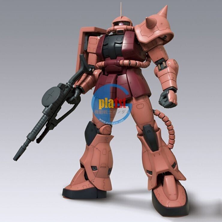 Brand New BANDAI Mega Size 1/48 Gundam MS-06S Char's Zaku II Red