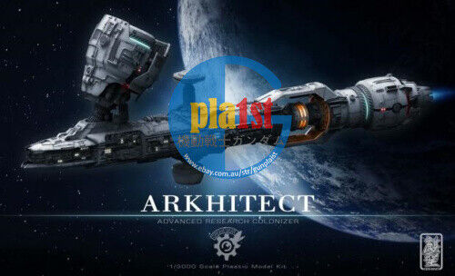 Dream Gear Arkhitect Spaceship 1/3000 Plastic Model Kit (27cm) (Include LEDs)