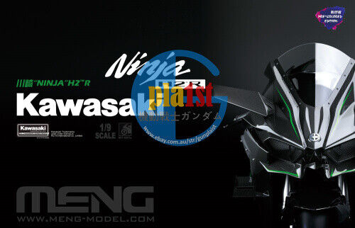 Brand New MENG MT-001s KAWASAKI NINJA H2™R (PRE-COLORED EDITION) Plastic Model