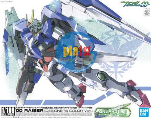 Brand New Bandai TV 1/100 Gundam 00 Raiser (Designers Colour Ver.)