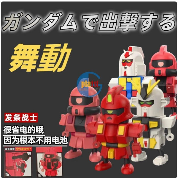 Brand New PZEU Clockwork Warrior Gundam+Zaku+Nu+Sazabi (Set of 4) Plastic Kit