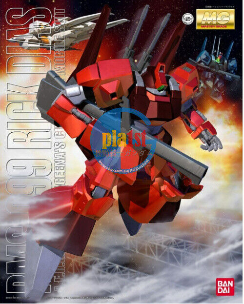 Brand New Unopen BANDAI MG 1/100 RMS-099 RICK DIAS (RED) Quattro Bajeena Custom