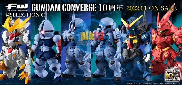 Brand New BANDAI FW Gundam Converge 10TH ANNIVERSARY # SELECTION 01 (Set of 6)