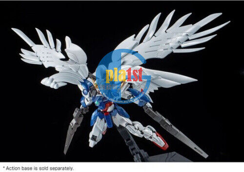 Brand New P-BANDAI RG 1/144 WING GUNDAM ZERO EW & DREI ZWERG [TITANIUM FINISH]