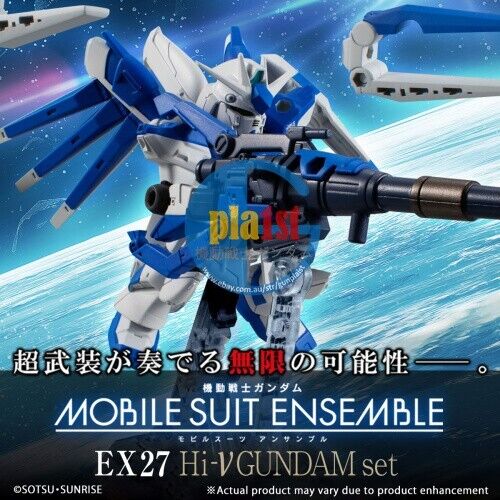 Brand New BANDAI MOBILE SUIT ENSEMBLE EX27 Hi-v Hi-Nu GUNDAM SET