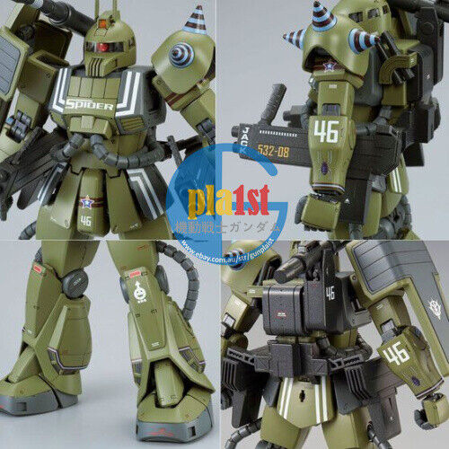 Brand New P-BANDAI MG 1/100 MS-06K Zaku Cannon Ian Graden's Custom Plastic Kit