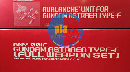 New P-Bandai MG 1/100 Gundam Astraea Type-F (Full Weapon Set) + Avalanche Unit