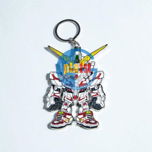 New Bandai x Nike SB QMSV Unicorn Gundam + Banshee Set (with Key Ring) Figure