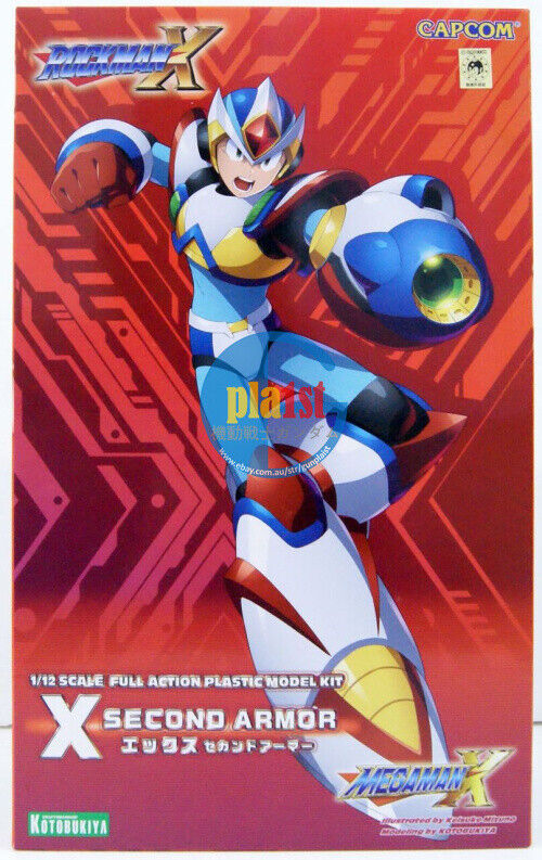 Brand New Kotobukiya 1/12 Rockman MegaMan X2 Second Armor Plastic Model Kit