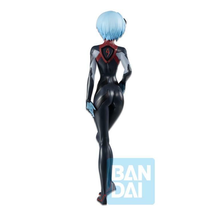 BANDAI ICHIBAN EVANGELION EVA Ayanami Rei Black (22CM Tall) Action Figure