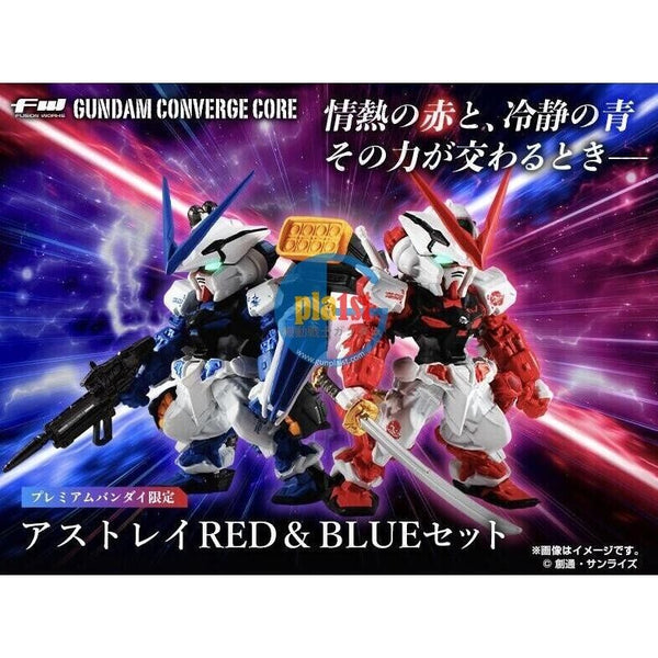 Brand New BANDAI Shokugan FW Gundam Converge Core Gundam Astray Red & Blue Set