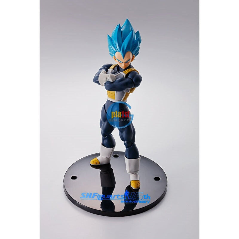 Brand New P-BANDAI S.H.F GOD SUPER SAIYAN VEGETA -SUPER 15th anniversary Ver.