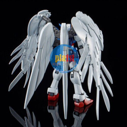 Brand New P-BANDAI RG 1/144 WING GUNDAM ZERO EW & DREI ZWERG [TITANIUM FINISH]