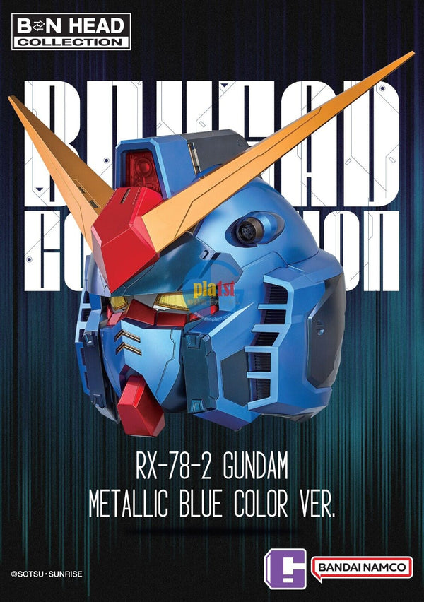 Brand New BN HEAD COLLECTION VOL.1 RX-78-2 GUNDAM METALLIC BLUE COLOR VER.