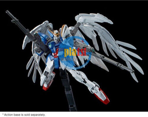 Brand New P-BANDAI RG 1/144 WING GUNDAM ZERO EW & DREI ZWERG [TITANIUM FINISH]