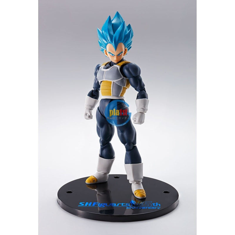 Brand New P-BANDAI S.H.F GOD SUPER SAIYAN VEGETA -SUPER 15th anniversary Ver.