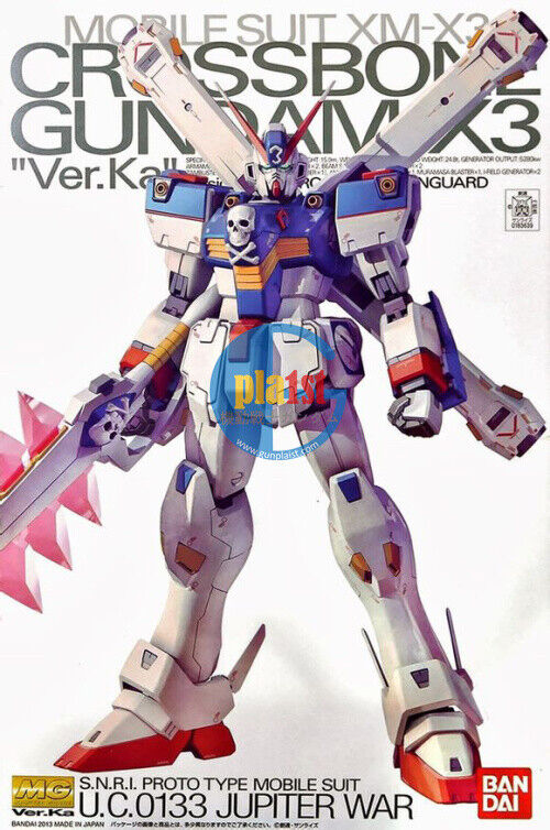 Brand New Unopen BANDAI MG 1/100 XM-X3 CROSSBONE GUNDAM X3 Ver Ka