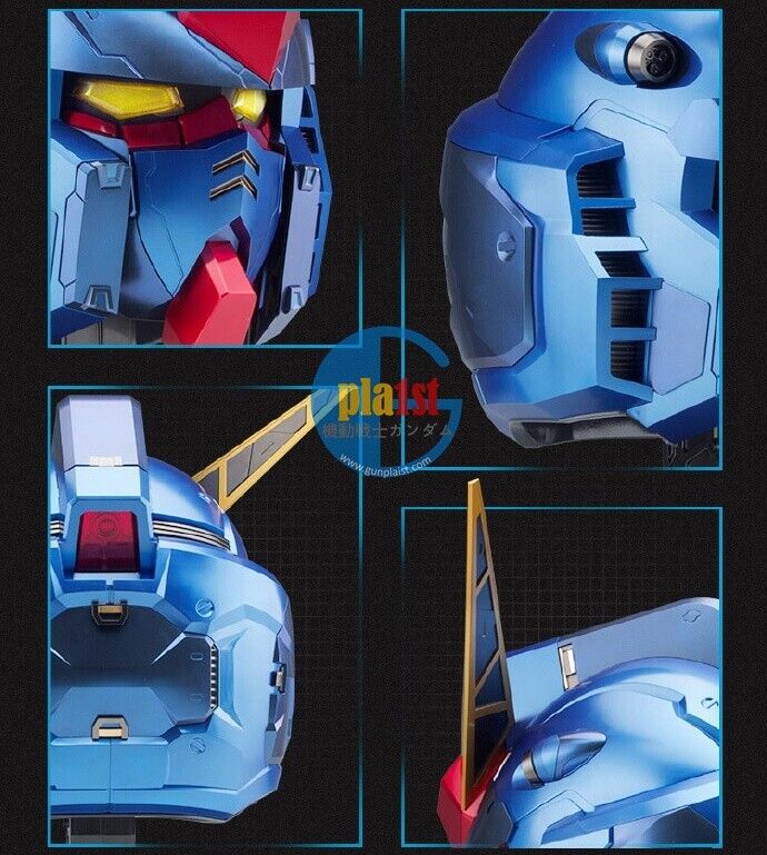 Brand New BN HEAD COLLECTION VOL.1 RX-78-2 GUNDAM METALLIC BLUE COLOR VER.