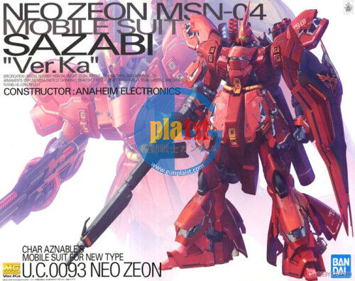 Brand New Unopen BANDAI MG 1/100 Sazabi Ver Ka