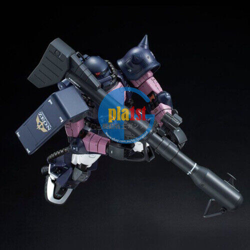 Brand New P-BANDAI RG 1/144 MS-06R-1A BLACK TRI-STARS ZAKU II (Single Unit)