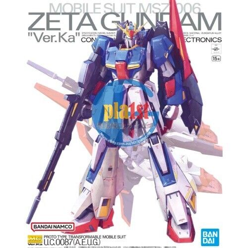 Brand New BANDAI MG 1/100 Zeta Gundam Ver.Ka