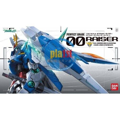 Brand New Unopen BANDAI PG 1/60 Gundam 00 Raiser OO Raiser Plastic Model Kit