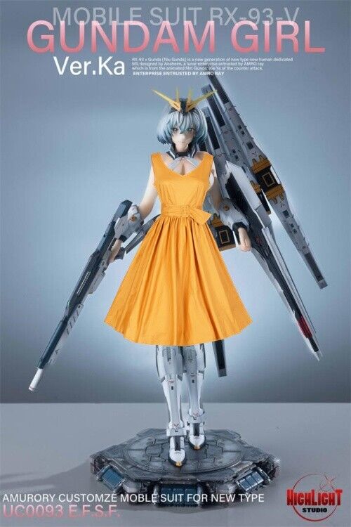 Brand New High Light Studio Gundam Girl RX-93 Nu Ver. Ka (Resin Statue