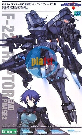 Kotobukiya KP263 Muv Luv Alternative Total Eclipse F-22A Raptor EMD Phase 2