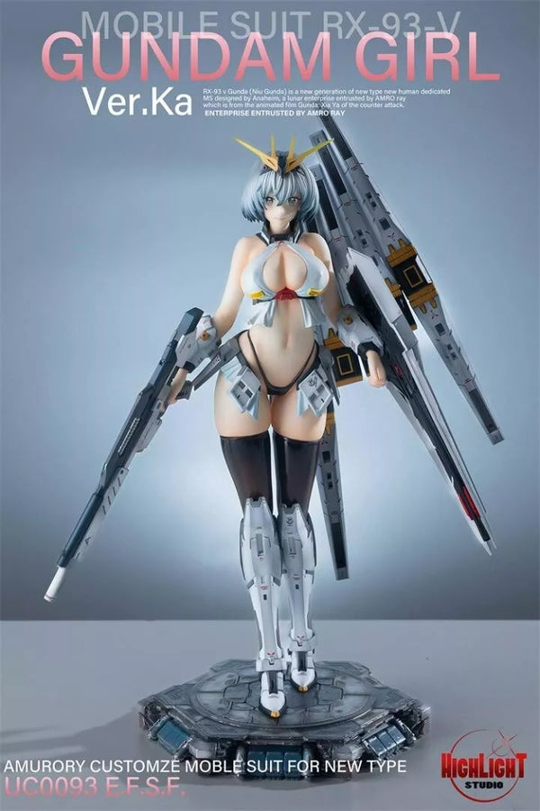 Brand New High Light Studio Gundam Girl RX-93 Nu Ver. Ka (Resin Statue Figure)