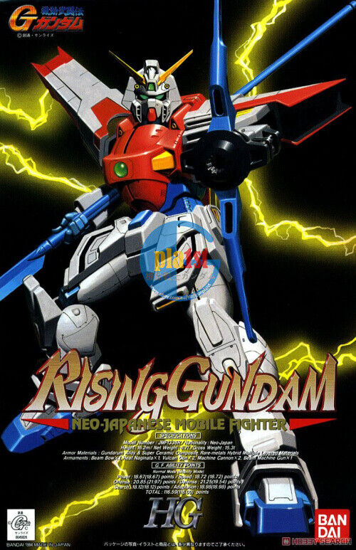 Brand New BANDAI HG 1/100 Rising Gundam