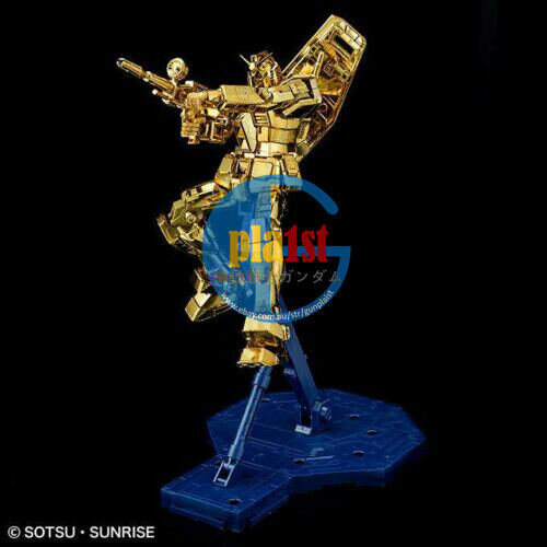 Brand New P-Bandai MG 1/100 Gundam base Limited RX-78-2 Ver. 3.0 Gold Coating