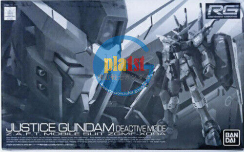 Brand New Unopen P-BANDAI RG 1/144 ZGMF-X09A Justice Gundam Deactive Mode