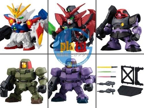 Brand New Bandai Mobile Suit Gundam Gashapon Senshi Forte Vol. 15 (Set of 6)