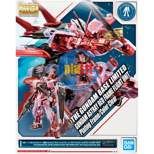 NEW BANDAI MG 1/100 Gundam Astray Red Frame Flight Unit (Plating Frame/Clear)