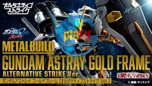 Brand New BANDAI METAL BUILD GUNDAM ASTRAY GOLD FRAME (ALTERNATIVE STRIKE Ver.)