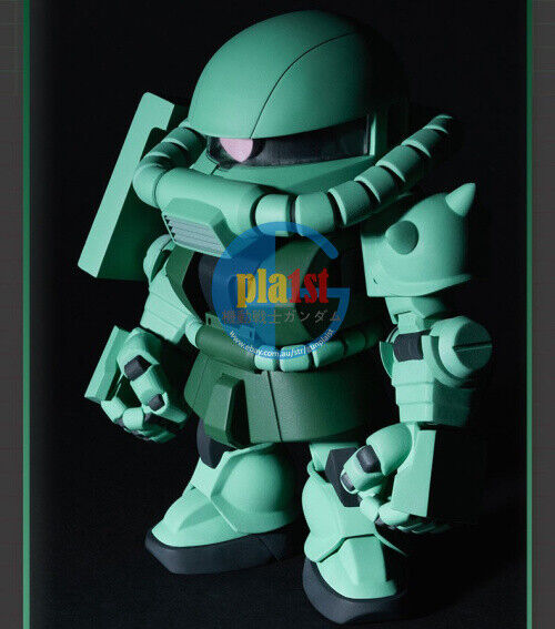 Brand New Bandai QSV Q-Style MS-06 ZaKu Green PVC material Action Figure