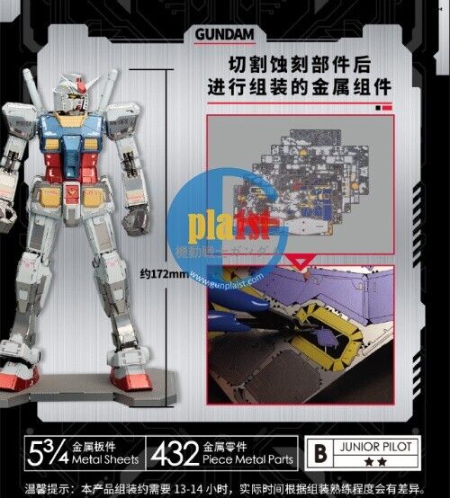 Brand New BANDAI BN METAL WORKS Vol. 3 RX-78-2 Gundam Ver. GFT