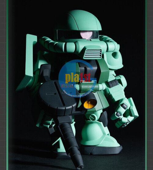 Brand New Bandai QSV Q-Style MS-06 ZaKu Green PVC material Action Figure